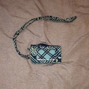 vera bradley id wallet with lanyard